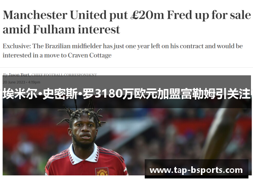 埃米尔·史密斯·罗3180万欧元加盟富勒姆引关注